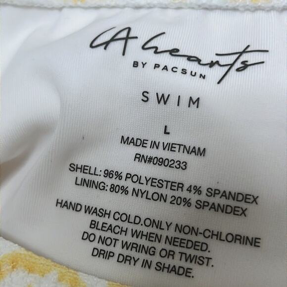 LA HEARTS BY PACSUN BIKINI HIBISCUS‎ PRINT NWT SIZE L - Picture 4 of 4